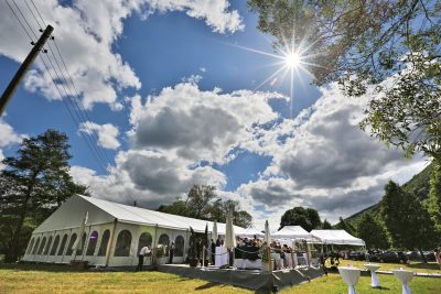 Zelt, Festzelt, Hochzeitszelt, Partyzelt, Cateringzelt, Terrasse,