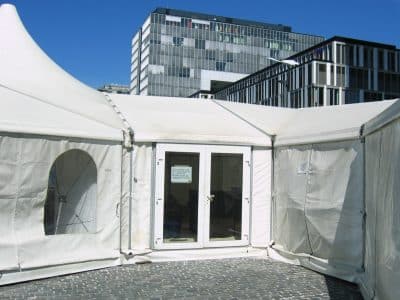 Flügeltür in weiß