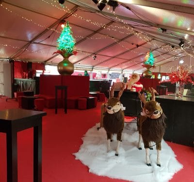 Weihnachtszirkus, Empfanszelt, Zeltverleih, miet Zelt, VIP-Zelt