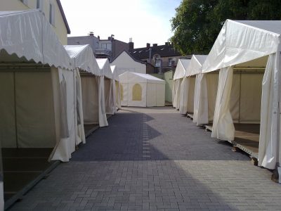 Zelt, Zeltstände, Ausstellungszelte