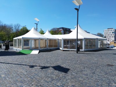Tridom, Kinozelt, Panoramafenster, Zelt, Zeltverleih, Mietzelt, Partyzelt, Festzelt,