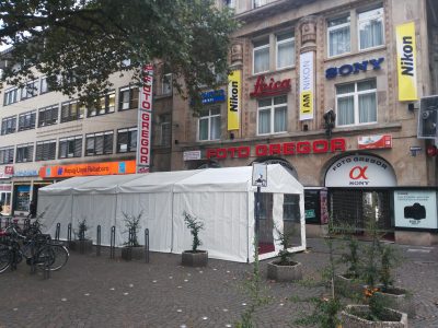 Zelt, Multiflex-Zelt, Panoramafenster, Ausstellungszelt