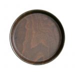 Serviertablett Holzdesign Dunkel, Ø 31 cm