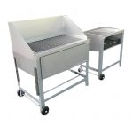 Holzkohlegrill 100 x 60 cm