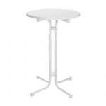 Stehtisch weiß,  Ø 70 cm