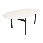 Ovaler Kindertisch 143 x 76 x H54 cm