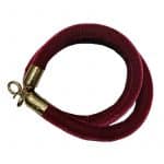 Absperrkordel Samt, bordeaux, 150 cm