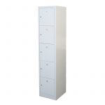 Schließfachstahlschrank 5er