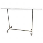 Konfektionsständer chrom, rollbar, für 40 Bügel