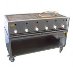 Gasgrill, fahrbar, groß 152 x 76 cm