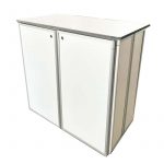 Thekenschrank weiß, klappbar