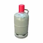 Gasflasche, in verschiedenen Größen