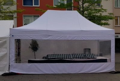 Schnellbauzelt weiss, 6x4m