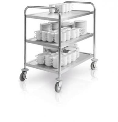Servierwagen, Edelstahl
