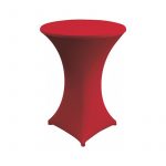 Stretchhusse für Stehtisch Ø 80 cm, rot