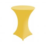Stretchhusse für Stehtisch Ø 80 cm, gelb