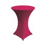 Stretchhusse für Stehtisch Ø 80 cm, magenta