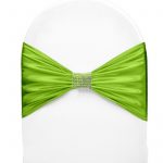 Stretchband fuer Stuhlhusse hell gruen