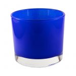 Windlicht blau, verschiedene Größen