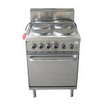 Elektroherd, 4 Kochplatten mit Backofen, 16 A