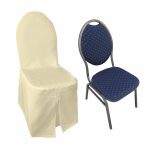 AB 10 STÜCK: Bankettstuhl mit Husse, creme