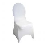 Stretchusse Bogen für Bankettstuhl, weiß
