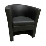 Cocktailsessel schwarz