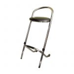 Barhocker Kunstleder schwarz