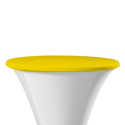 Überzieher für Stehtisch Ø 80 cm, gelb